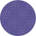thumbnail image 1 of Ahgly Company Indoor Round Patterned Medium Slate Blue Area Rugs, 7' Round, 1 of 6