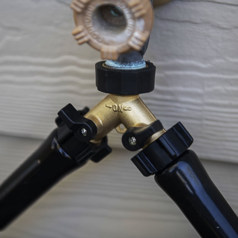 Expert Gardener Brass 2-Way Y Hose Shut-Off Connector photo 6
