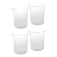 thumbnail image 1 of 4 Pcs 50 Ml Laboratory Plastic Water Liquid Measuring Cup Transparent, 1 of 6