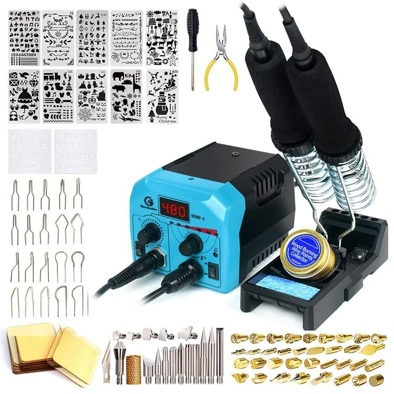 FASTTOBUY Pyrography Kit, Dual Pen 104-Piece Set photo 1