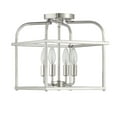 thumbnail image 3 of Trade Winds Lighting 4-Light Ceiling Light In Polished Nickel, 3 of 7