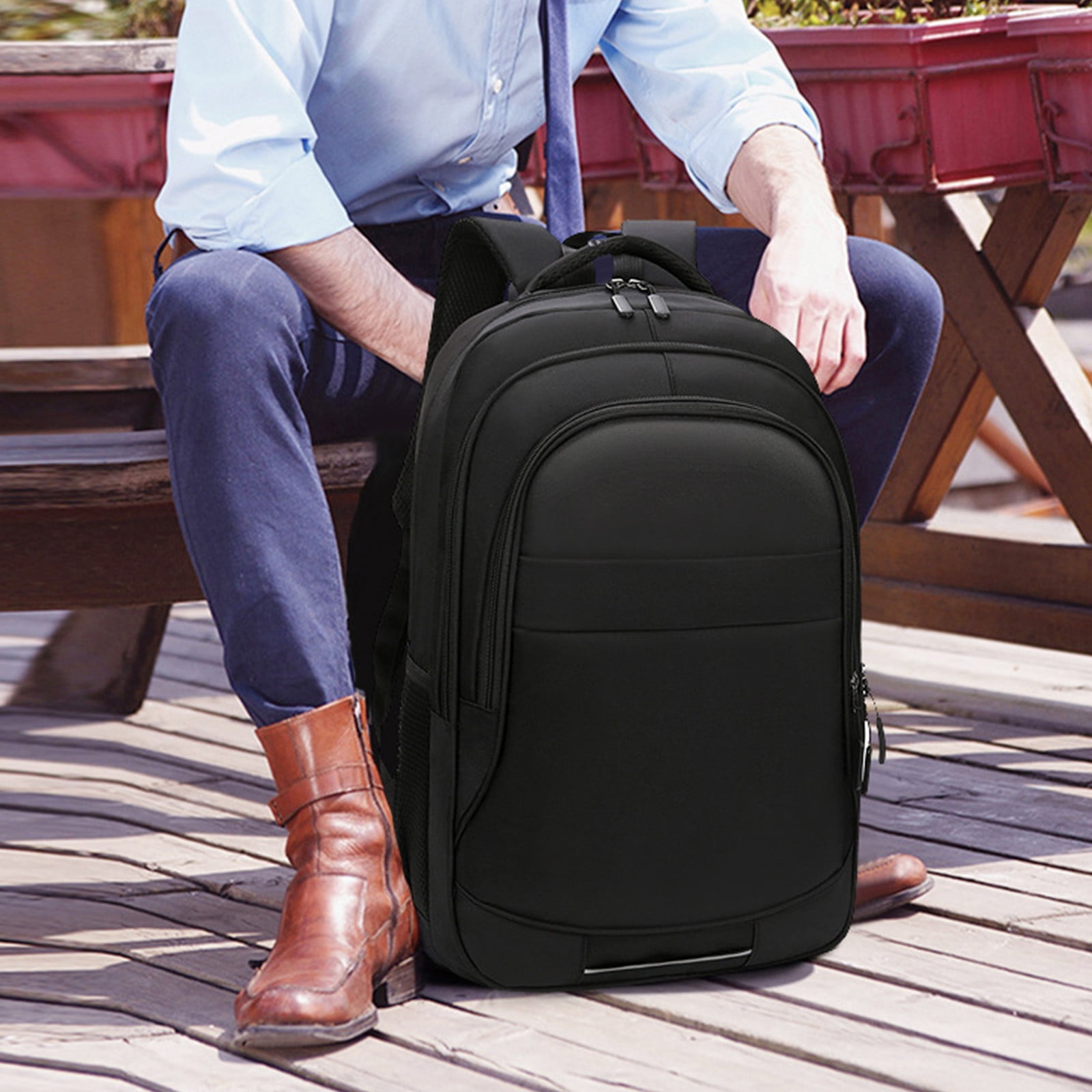 Lolmot School Backpack With Laptop Compartment Laptop Backpack For Women Men Unisex Travel Bag Business Computer Backpacks Purse College School Stud