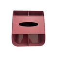 thumbnail image 4 of Car Armrest Box Storage Box Paper Box Console Holder Easy Installation Car Center Console Organizer Tray Middle Storage Rack Rose, 4 of 9