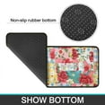 thumbnail image 6 of Pioneer Flower Floral Print Pattern Kitchen Rugs Sets Of 2,Anti Fatigue Kitchen Mat Rugs Non Slip Washable,Decorative Kitchen Floor Mats for Kitchen,Sink,Laundry,17"X30"+17"X47", 6 of 7