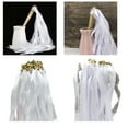 thumbnail image 2 of Wedding Twirling Laces Streamers White Ribbons Fairys Stick for Wedding, 2 of 11