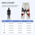 thumbnail image 4 of Sikiie American Flag Butterfly Wall Pajama Pants Men, PJ Bottoms, Sleep & Lounge Pants-X-Large, 4 of 6