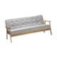 thumbnail image 5 of Sillón Sofá Silla,Muebles de Decoración de Diseño para El Hogar de Simple,Fila de Sofás de Diseño Vintage para Adultos para Apartamento,Villa gris, 5 of 8
