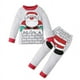 thumbnail image 3 of Conjunto de ropa de Navidad para niños y niñas, pijamas de manga larga, camiseta, Tops y pantalones, 2 piezas, ropa de dormir para el hogar, 3 of 4