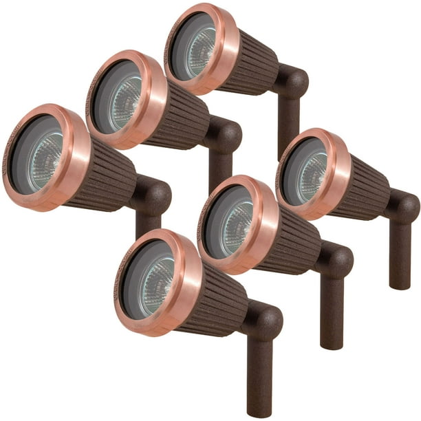 PARADISE Low Voltage Aluminum 20 Watt Halogen Spotlight (6 Pack