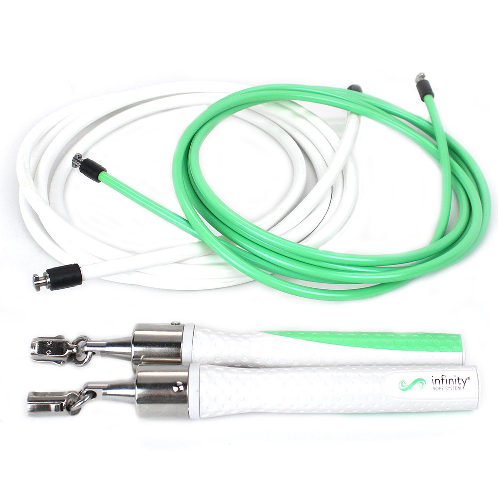 Crossrope Jump Rope Get Lean Set Speed Rope + Strength Rope Improve