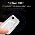 thumbnail image 6 of Key Fob Cover Compatible with Toyota Fortuner Tundra Camry RAV4 Highlander Corolla 2018-2024 3 Button Keychain Case Holder Protector,Leather Keychain-white, 6 of 9