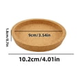 thumbnail image 5 of Cork Coasters for Drinks Absorbent Lip Coasters with Leak-Proof Etra Thick Reusable Coaster Tabletop Protection Coaster for Cups Mugs Glasses Round 4 Inch, 5 of 8