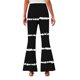 thumbnail image 4 of Pantalones largos con estampado para niñas, forrados de vellón para mayor calidez, pantalones largos casuales, leggings ligeramente acampanados, traje para niñas de 5 a 16 años., 4 of 6