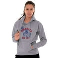 thumbnail image 3 of Statue of Liberty America is Lit Joke Hoodie Sweatshirt Women Men Brisco Brands S, 3 of 6