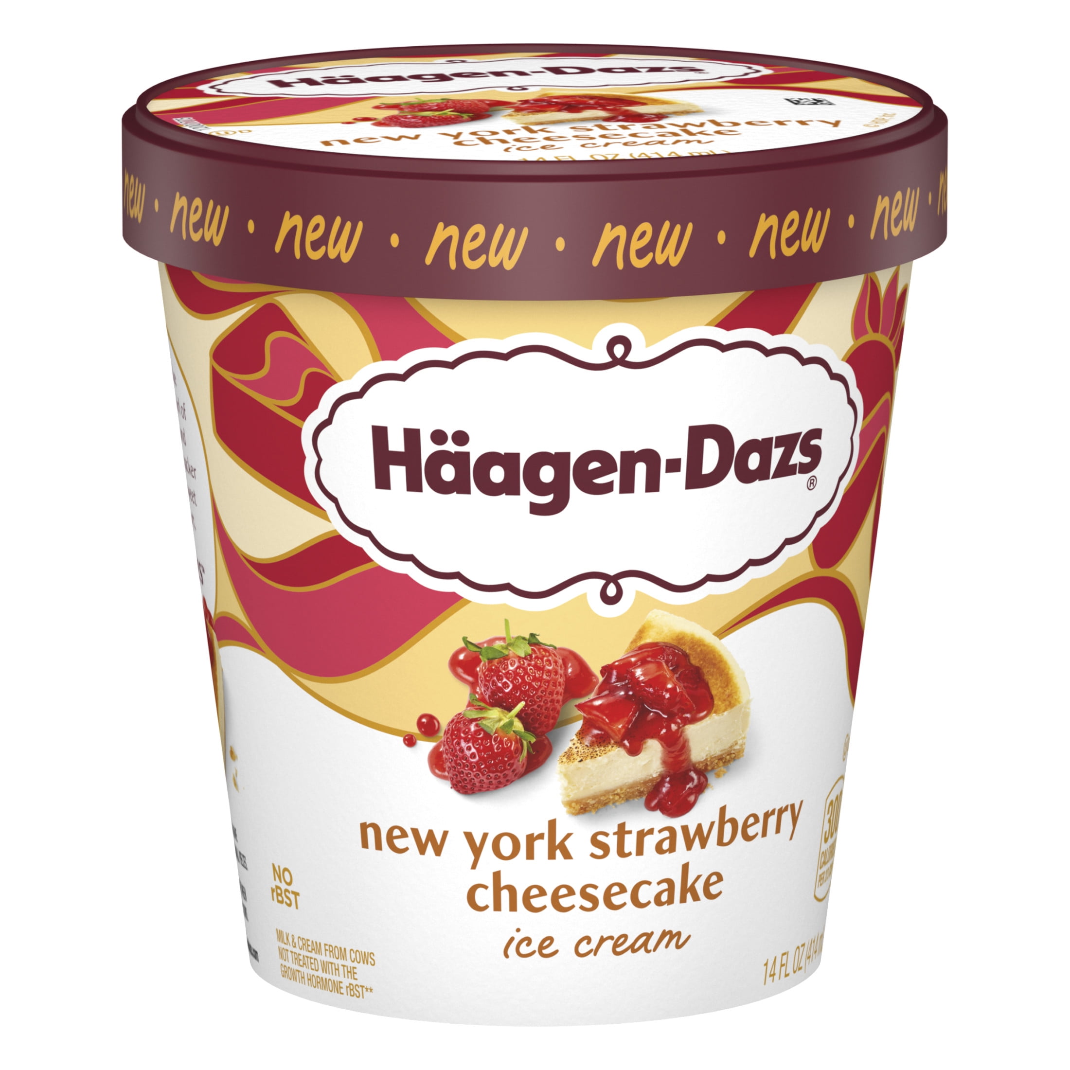 Haagen-Dazs New York Strawberry Cheesecake Ice Cream, 14oz