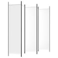 thumbnail image 3 of vidaXL 5-Panel Room Divider White 250x200 cm Fabric, 3 of 5