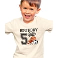 thumbnail image 3 of 5th Birthday Baller Shirt for Boys Sports Theme Five Party T-Shirt for Kids Natural Shirt Youth Small, 3 of 5