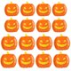 thumbnail image 2 of KAKOWELY 20 platos de papel desechables con forma de calabaza, cubiertos para Halloween, pasteles y postres., 2 of 4