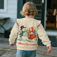 thumbnail image 5 of DISNIMO Christmas Sweatshirt for Girls Snowman Printed Pullover Tops Long Sleeve T-Shirts Comfy Sweater Tops for Fall Winter 3-4 Years, 5 of 7