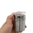 thumbnail image 4 of 1 Pack Stainless Steel Shaker Duster Container For Powder Powdered Baking Cocoa Corn Starch And More., 4 of 6