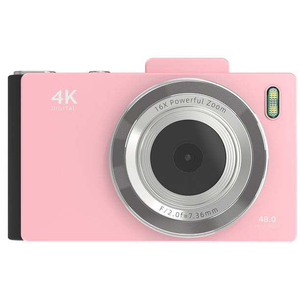 Cámara Digital 4K 48MP 2.8 Pulgadas Pantalla IPS 16x Zoom Portable CCD Camera ()
