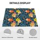 thumbnail image 3 of Fotbe Blue Floral Alfombrilla de Secado para Cocina con Estampado, 18x24 Pulgadas, 3 of 7
