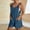 *Blue, variant on Women's Denim Bib Shortalls ,Loose Fit Casual Jean Jumpsuit Shorts for Summer Black,Womens Plus XL