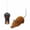Brown, variant on Remote Control Rat Toy - Flocked Electric Fake Mouse with Remote, Large Size, Brown for Prank, Pet Interaction, Kids Play
