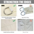 thumbnail image 5 of ASTRAEA 420D Waterproof Sun Shade Sail UV Blocking Canopy for Outdoor Patio Garden Yard, 5 of 11