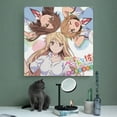 thumbnail image 4 of Anime And Manga Based on Light Novels The Pet Girl of Sakurasou Poster-denoise-denoise Artworks Canvas Poster Room Aesthetic Wall Art Prints Home Modern Decor Gifts 16x16inch(40x40cm), 4 of 5
