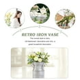 thumbnail image 3 of Artistic Flower Bucket Arranging Tin Decor Vintage Home Decoration Decorations Bride Iron White 3 PC, 3 of 6