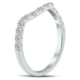 thumbnail image 2 of SZUL Women's 5/8 Carat TW Lab Grown Diamond Wedding Band in 14K White Gold, 2 of 6