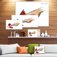 thumbnail image 3 of Leg Wearing High Heel Shoe - Portrait Canvas Art Print, 3 of 4