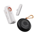 thumbnail image 1 of Wireless Lavalier Microphone with 3-Level Noise Reduction, 2.4G Transmission, 100m LOS Range, 25ms Low Latency, 48KHz Audio, TF Card Storage, Real-Time Monitoring, Remote Shutter, Clip & Magnetic, 1 of 6