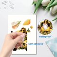 thumbnail image 3 of 8 hojas de pegatinas de pared de verano con forma de gnomo, fruta, mar, coco, árbol, calcomanías para ventanas, calcomanías de pared, pegatinas de PVC impermeables para decoración de dormitorio, sala, 3 of 8