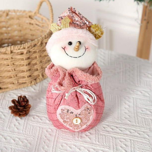 pstuiky Juguete interactivo para perros peluche resistente a los golpes con forma de pingüino de Papá Noel ideal para festivales.