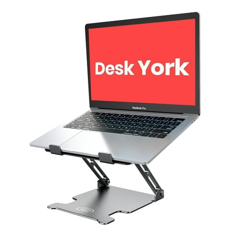 Adjustable Portable Laptop Stand by Desk York - Desk Accessories for Home & Office – Computer Riser