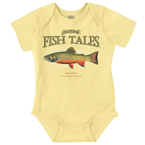 Gill McGinn Deep Sea Trout Fishing Romper Boys or Girls Infant Baby Brisco Brands 12M
