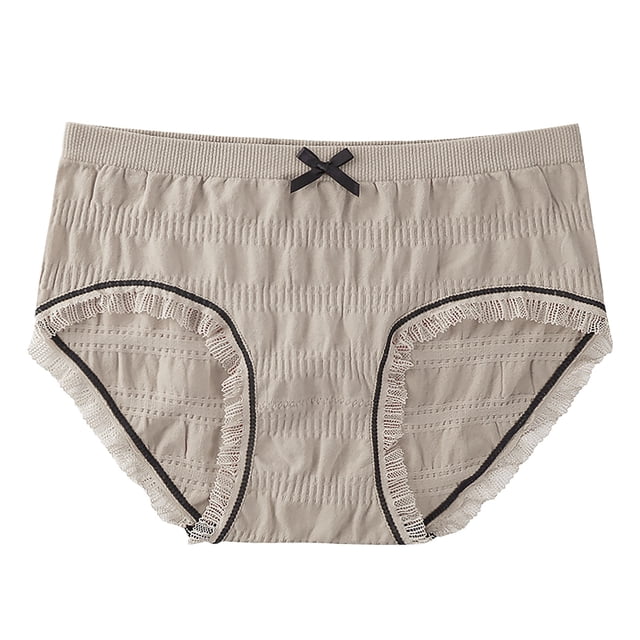 B91xZ Culottes pour Femmes en Coton Sportif, Gris Taille Unique