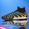 thumbnail image 4 of Zapatillas de fútbol transpirables para adultos y niños, botas de fútbol TF/FG, tendencia profesional, envío directo, 4 of 5