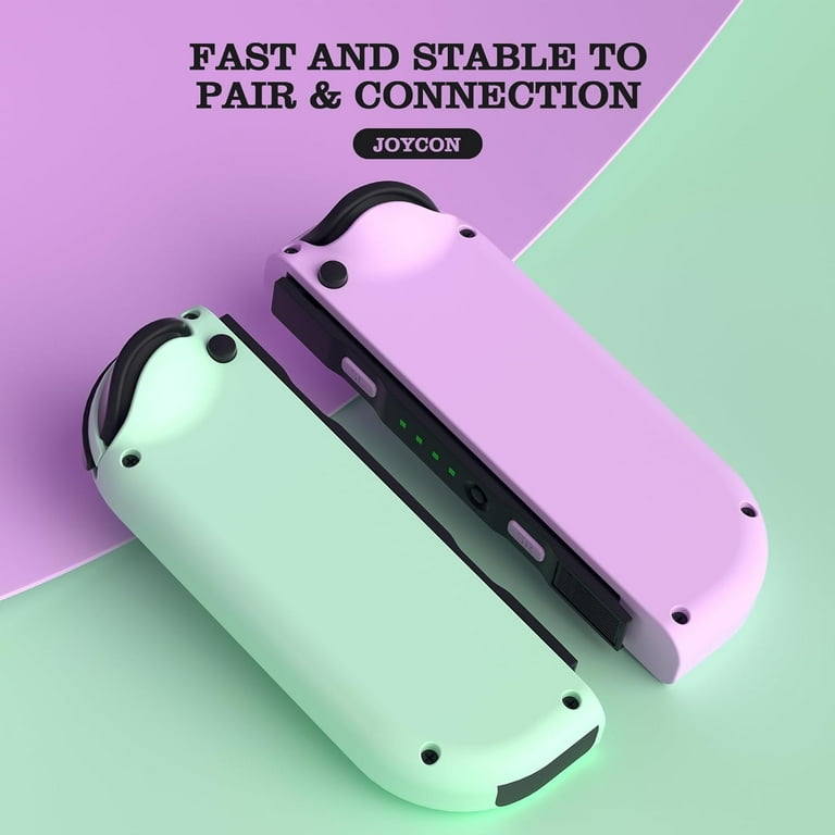 Wireless Nintendo Switch Joy-pad, Pink/Green, Dual Vibration Wireless Nintendo Switch Joy-pad, Pink/Green, Dual Vibration