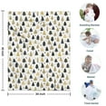 thumbnail image 4 of Gold Christmas Tree Pattern Blanket,Comfortable Soft Flannel Throw Blanket,All Season,Warm Lightweight Blankets for Sofa Bed Couch Living Room Chair,30"x40", 4 of 4