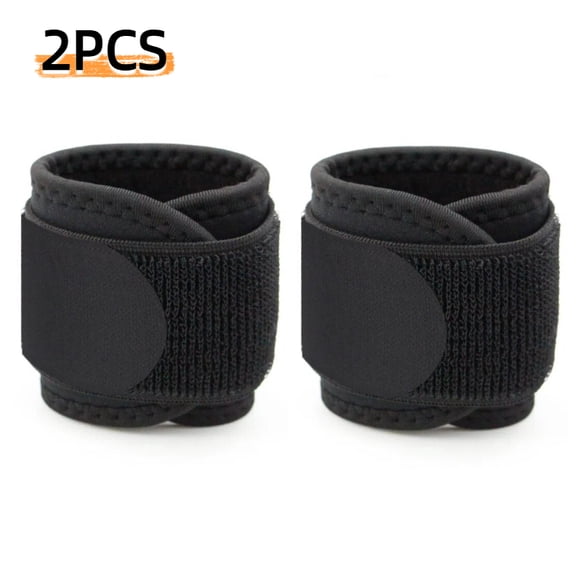 Jinswick Wrist Brace Elastic Adjustable Carpal Tunnel Wrist Support for Left Right Wrists Tendonitis, Arthritis, Wrist Pain Relief, Work, Movement, Pack of 2 (Black)