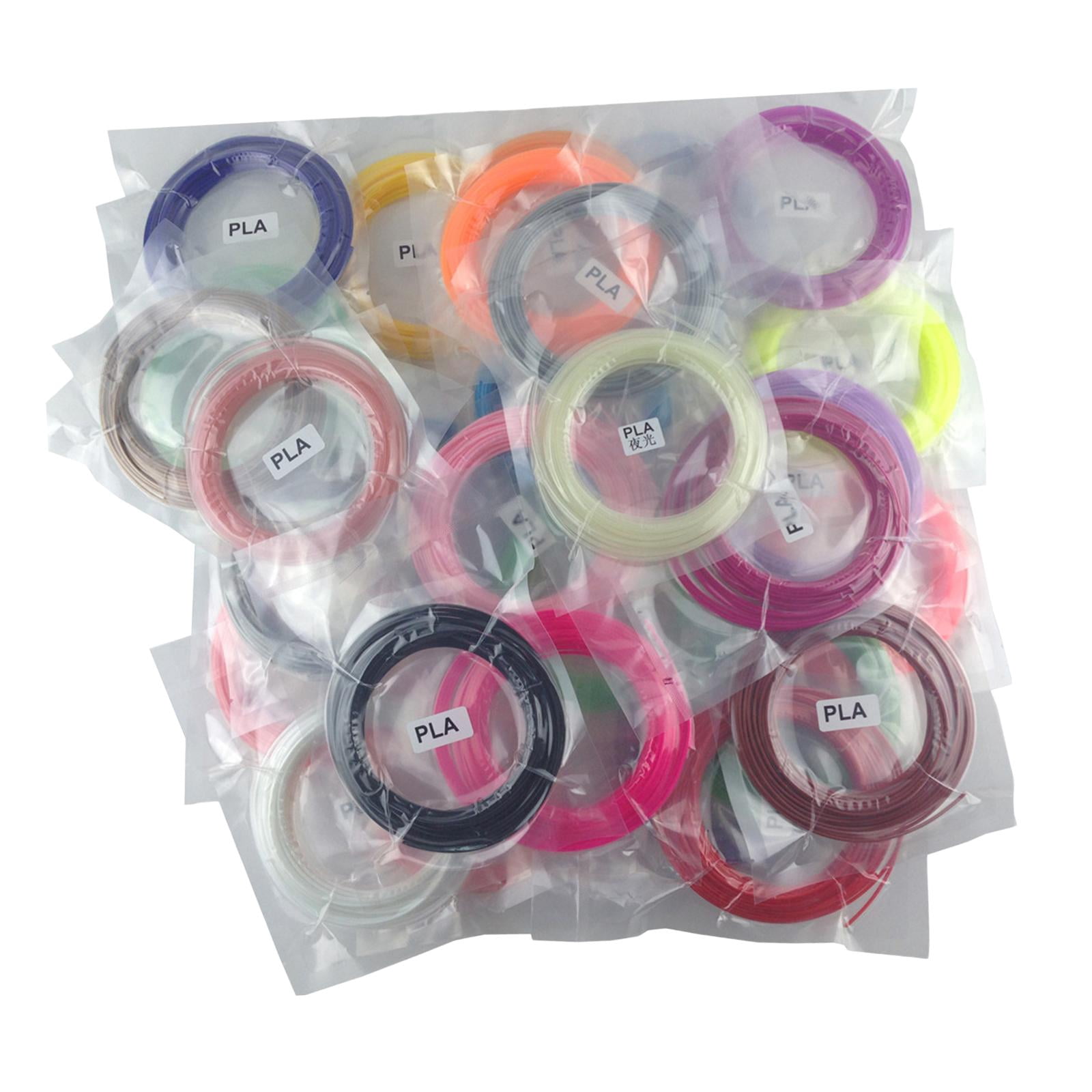 3D Printer Filament Refills Accessory Good Shaping dimensional Accuracy Pla 5m 20 Colors