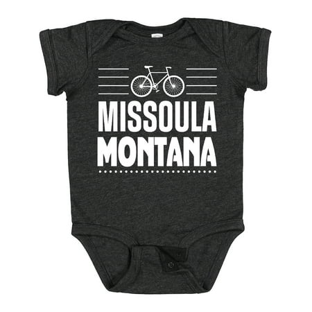 

Inktastic Missoula Montana Biking Gift Baby Boy or Baby Girl Bodysuit