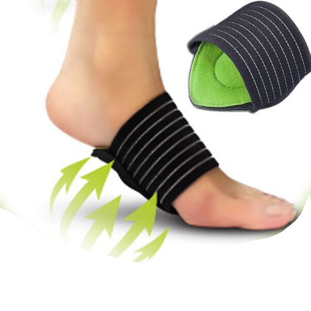 2PCS Arch Support Gel Orthotic Insole Plantar Fasciitis Foot Sleeve Cushion Pad 