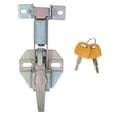 thumbnail image 1 of Cerradura de culata de excavadora de acero inoxidable, cerradura de capó con llave de repuesto para Hyundai R200, 1 of 14
