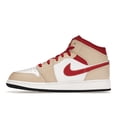 thumbnail image 2 of Jordan Kid's 1 Mid Light Curry Cardinal Shoes, from StockX, 2 of 5