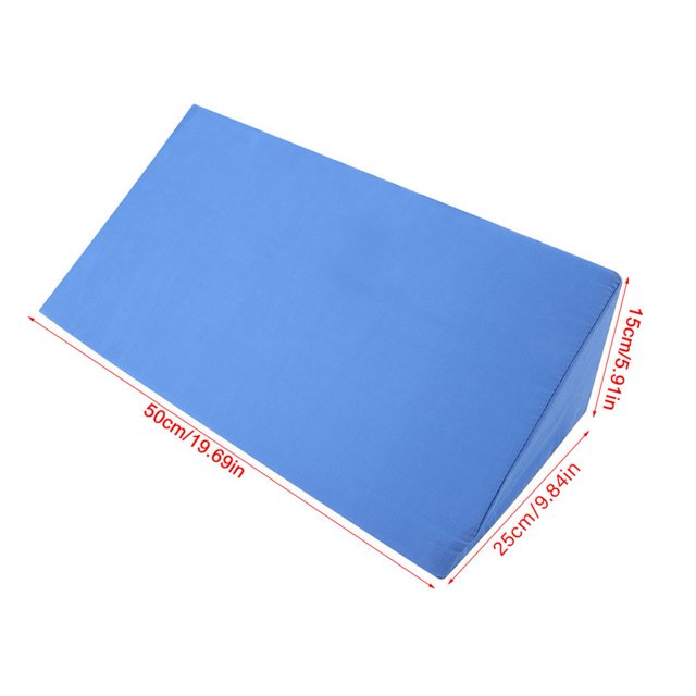 Confortable Foam Cushion Leg Back Lumbar Relief Rest Support Pillow Cover PadBlue