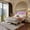 Beige, variant on Aiho Full Size Bed Frame, Upholstered Platform Bed Frame with Sturdy Metal Frame, Modern Wingback Headboard - Dark Gray